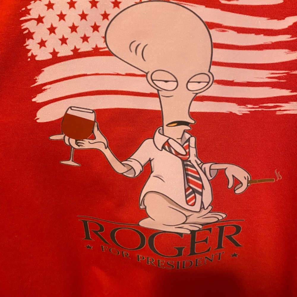 NWT!! ROGER FOR PRESIDENT-
(AMERICAN DAD ALIEN) - Picture 2 of 6